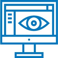 Icon representing web page views of professional engineers registration scheme content.