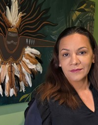 Photograph of artist Sandra Kropinyeri